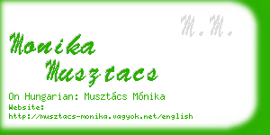 monika musztacs business card